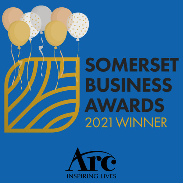 Arc wins Charity of the Year 2021 at the Somerset Business Awards!